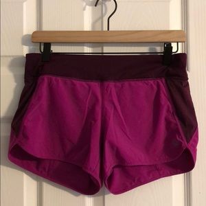 Athleta Pink Running Shorts